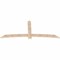 Ekena Millwork Bellingham Smooth Timber Gable Bracket, Douglas Fir, 96"W x 40"H x 1 1/2"D x 5 1/2"F, 10/12 Pitch GBW096X40X0206BEL00SDF - alternate 3